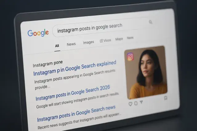 Instagram posts in Google Search: first impressions